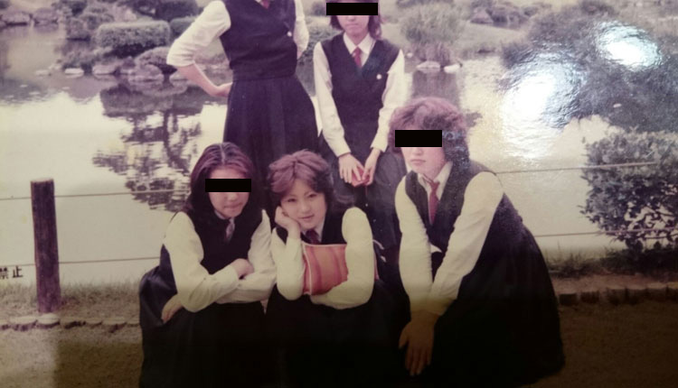 修学旅行。友達と。